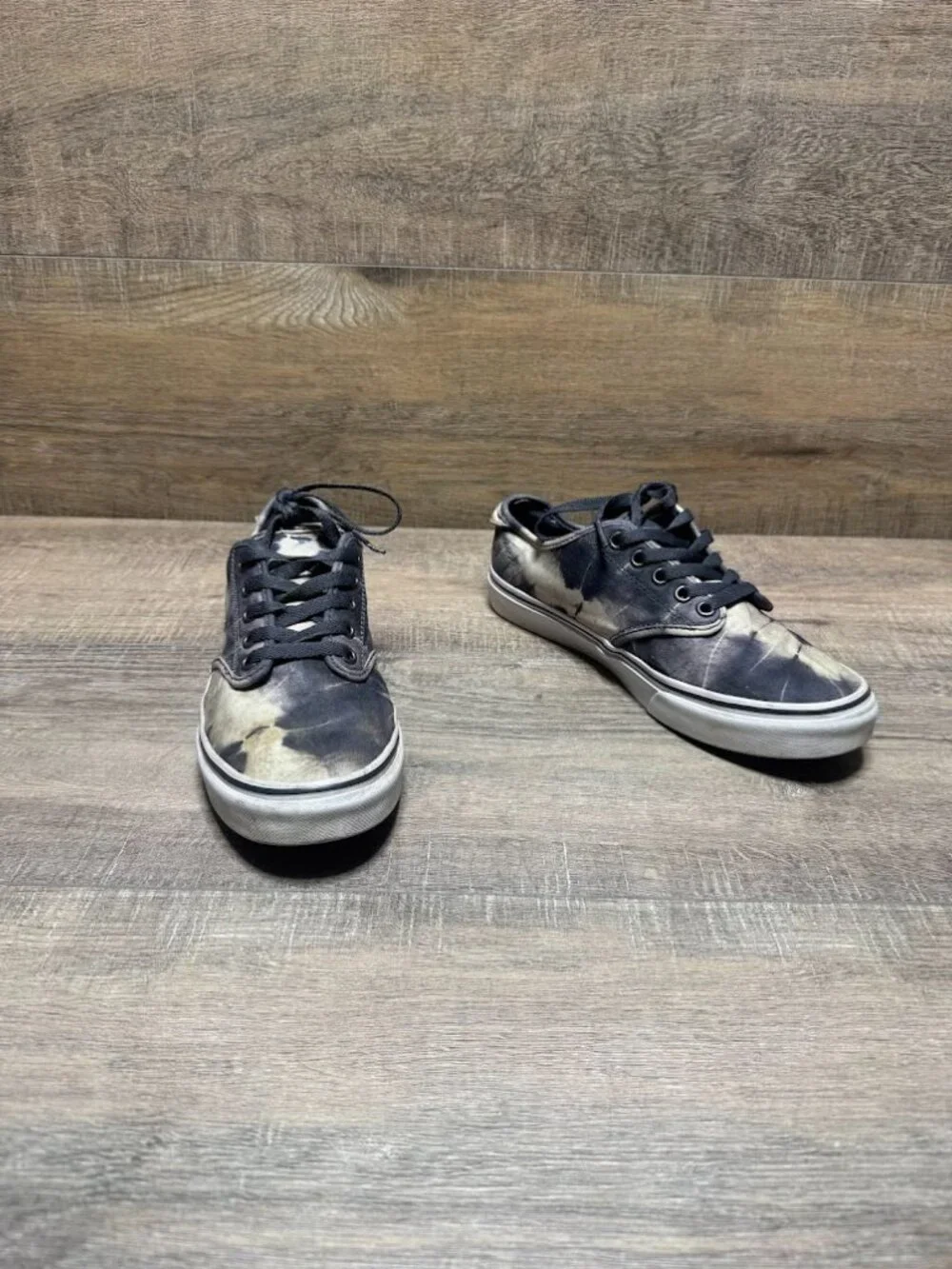 Vans Black Tie Dye Canvas Sneakers Women's Size 7.5